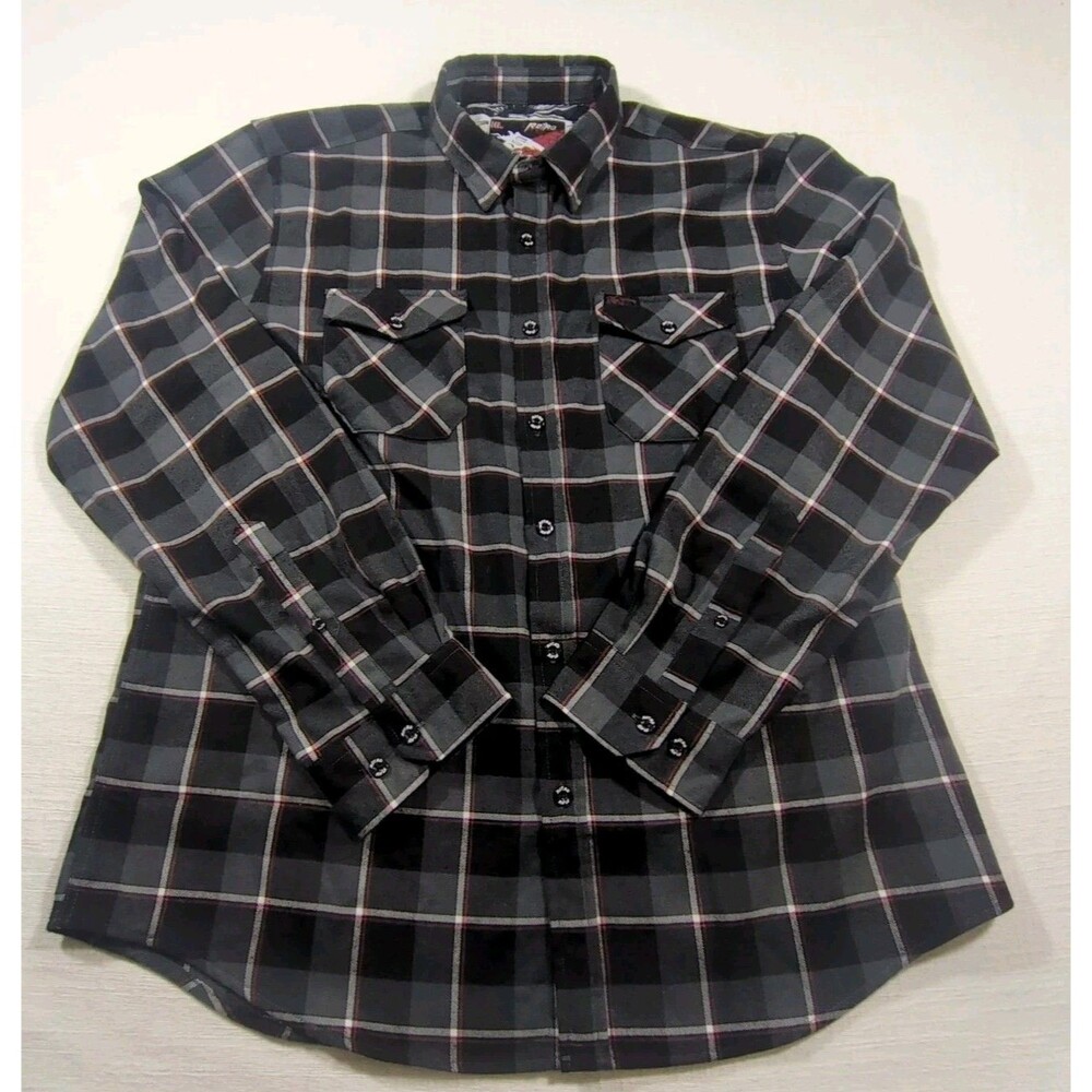 Retro Rifle “Mad City” Flannel Men's XL Button Down